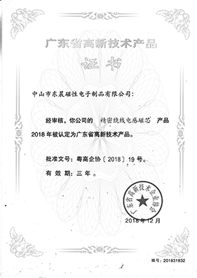 精密绕线电感磁芯高新技术证书.jpg